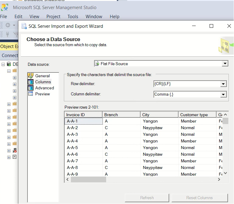 How To Import Data From A DBF File To SQL?