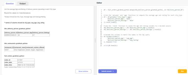 Python Data Engineer Interview