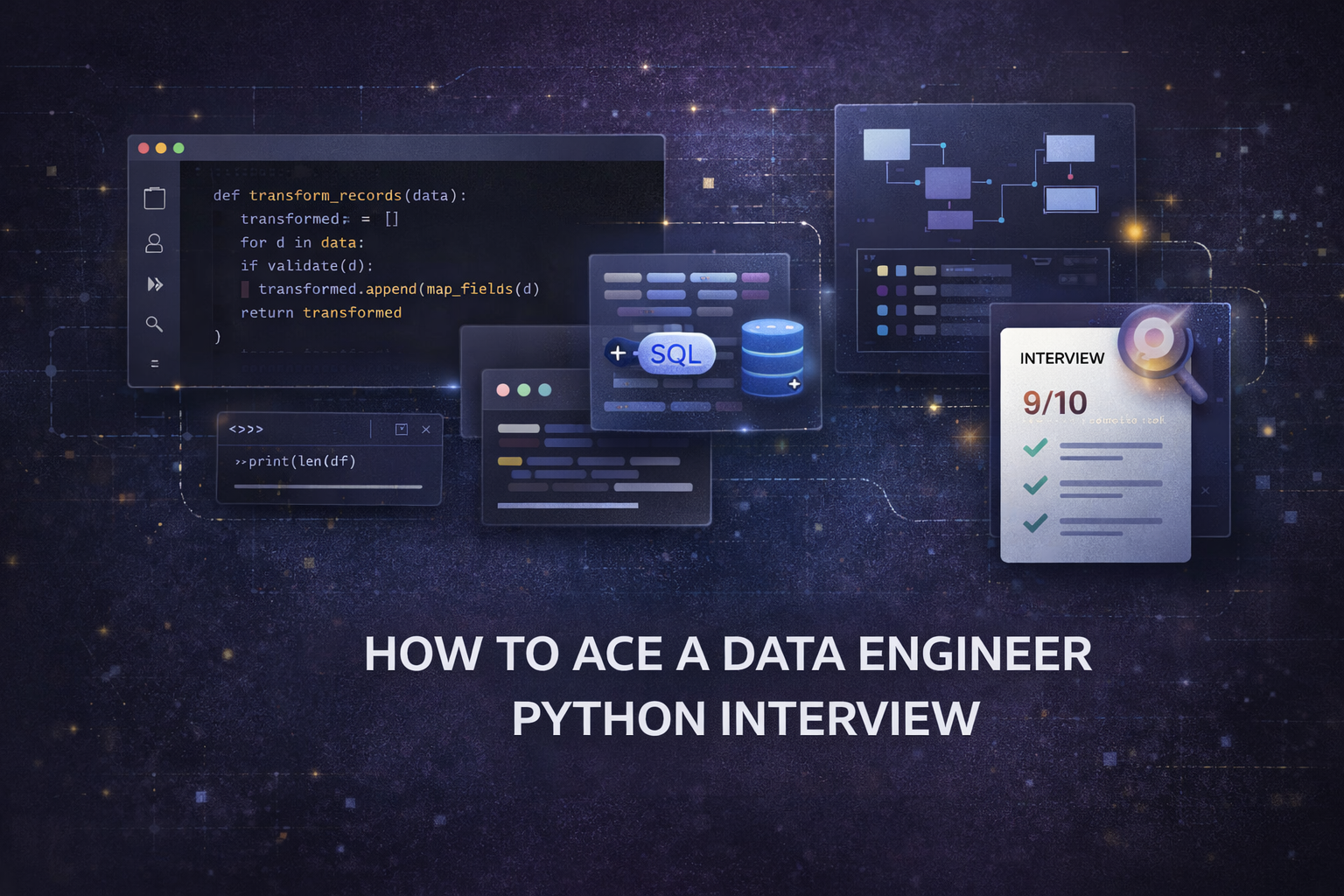 how to ace data inteview