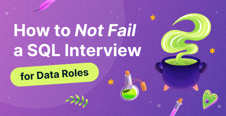 how to not fail a sql interview
