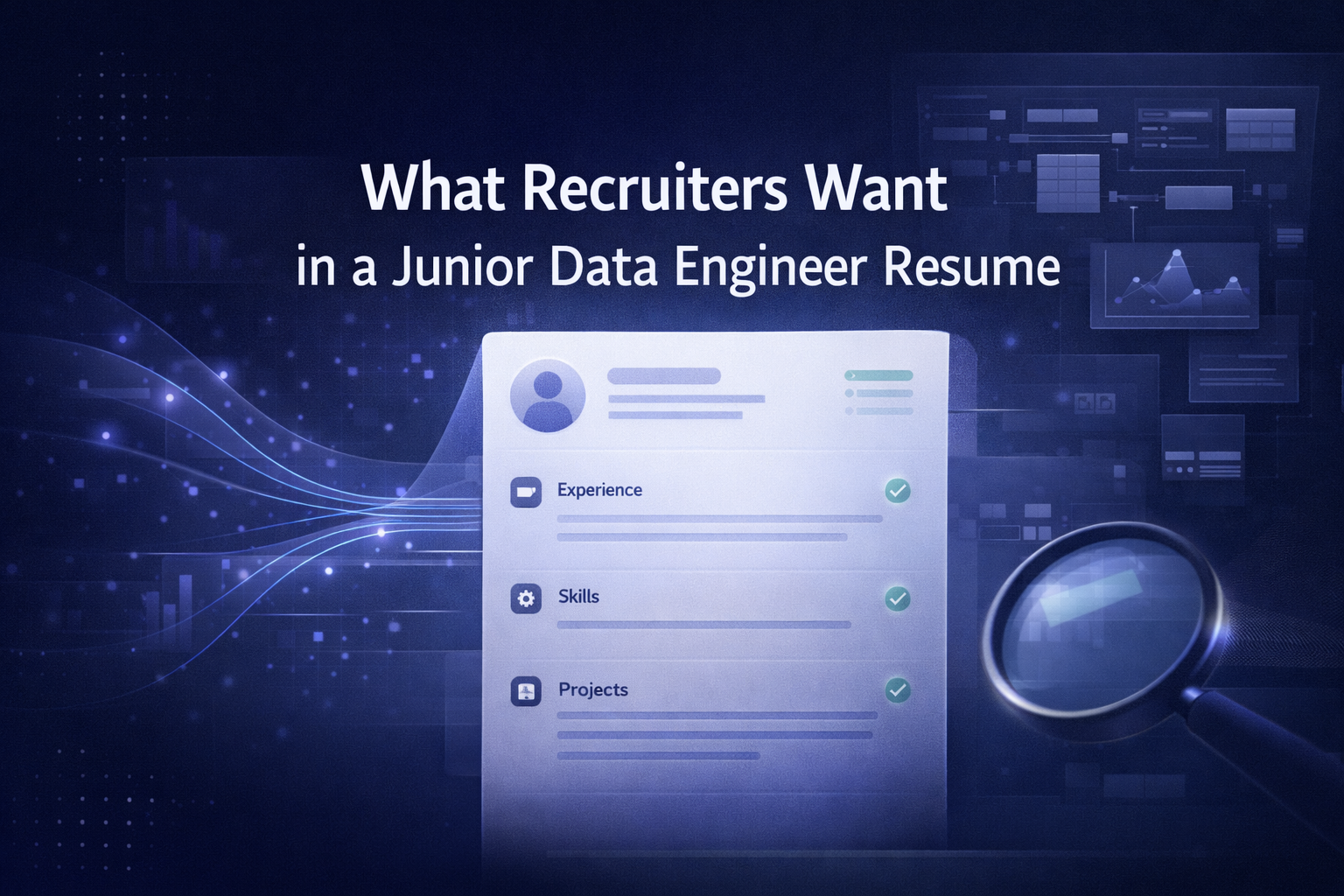 What Recruiters Want in a Junior Data Engineer Resume