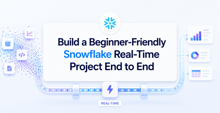 Build a Beginner-Friendly Snowflake Real-Time Project End to End