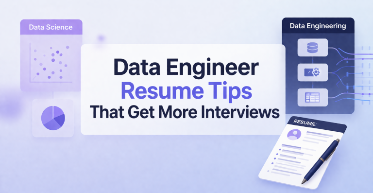 Data engineer resume tips layout