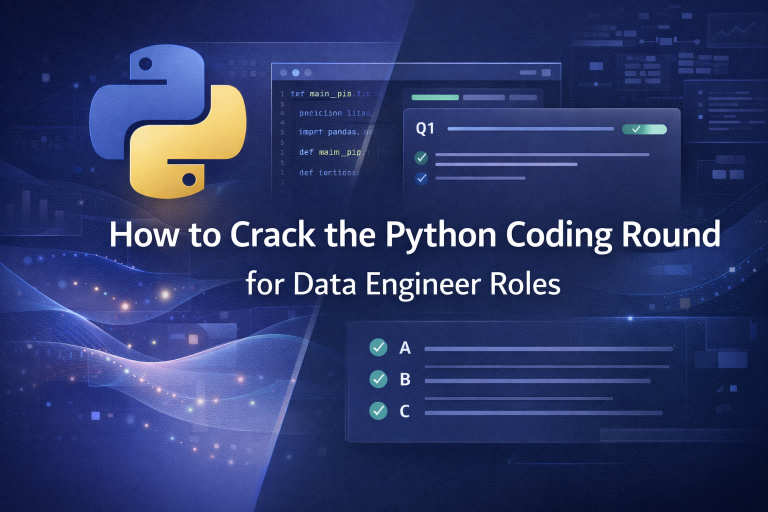 How to Crack the Python Coding Round for Data Engineer Roles in 2026