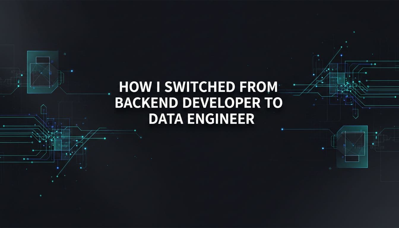 How I Switched From Backend Developer to Data Engineer