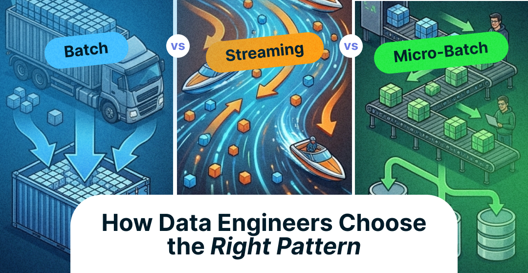 Batch vs Streaming vs Micro-Batch