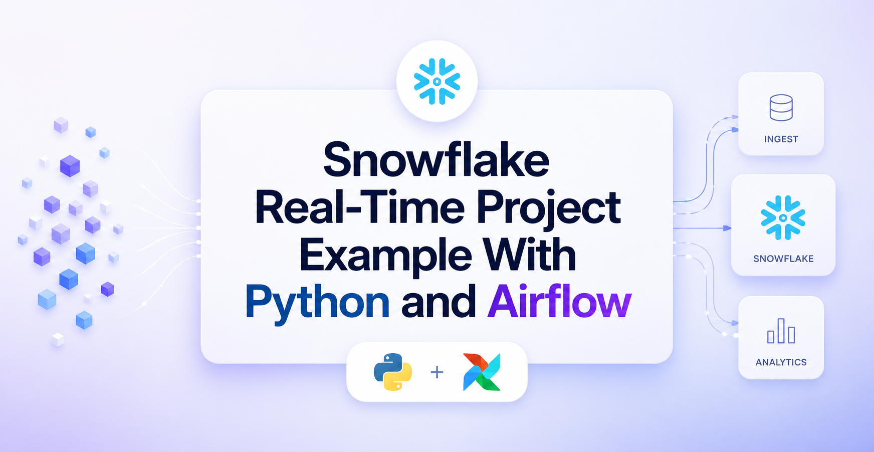Snowflake Real Time Project Example with Python and Airflow