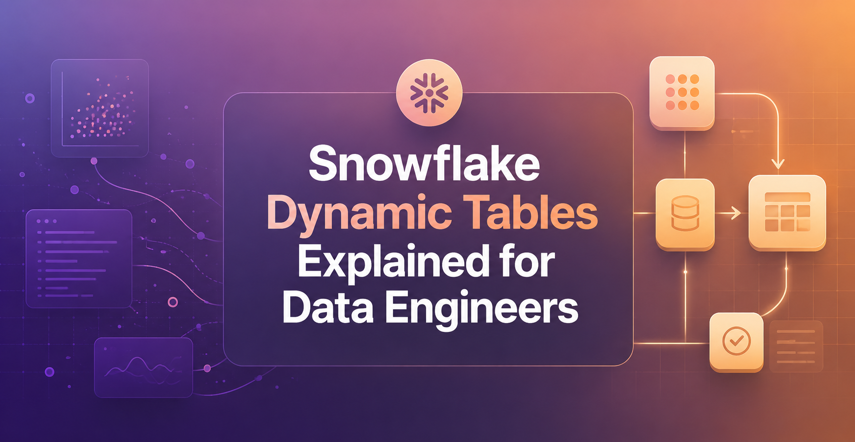 Snowflake Dynamic Tables