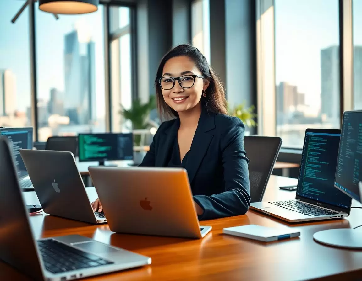 confident-young-woman-professional-office-tech