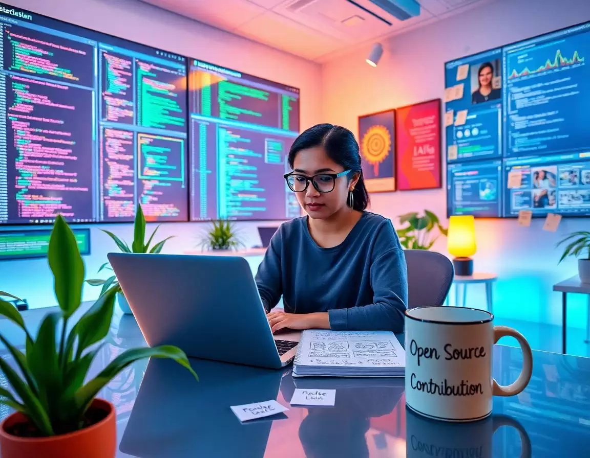 data-engineer-tech-workspace-open-source-collaboration