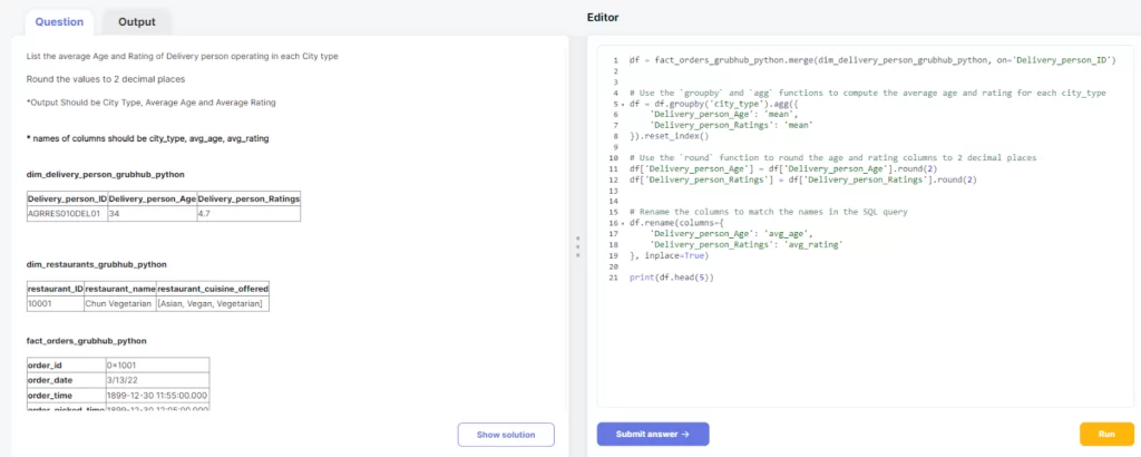 Interactive Python Course Simulators