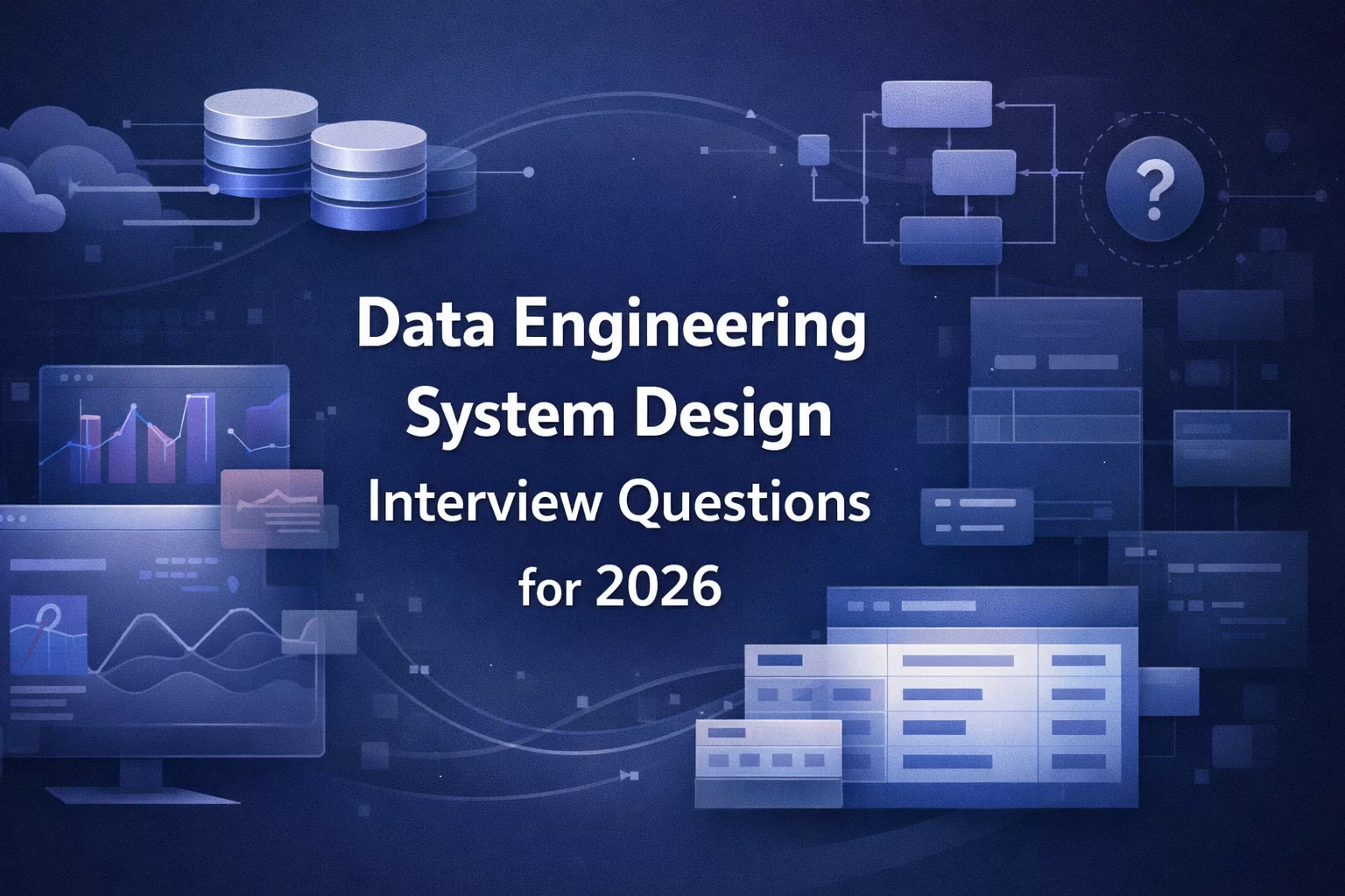 Data engineering design interview questions
