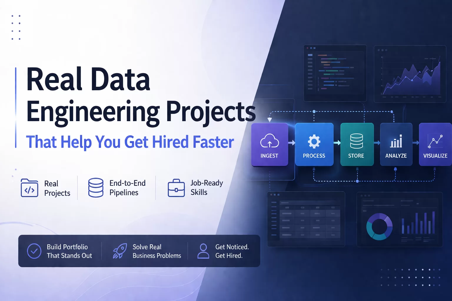 Real Data Engineering Projects That Help You Get Hired Faster