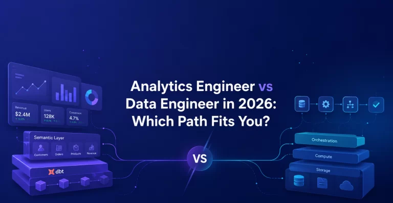 Analytics Engineer vs Data Engineer in 2026: Which Path Fits You?