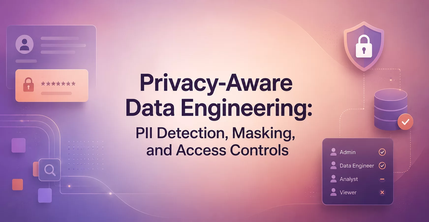 Privacy-Aware Data Engineering
