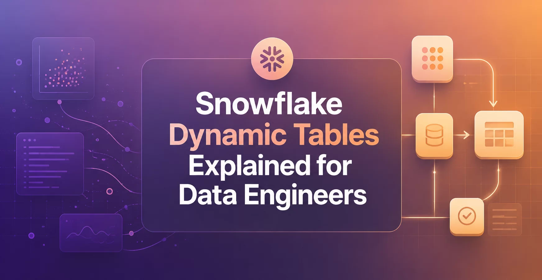 Snowflake Dynamic Tables